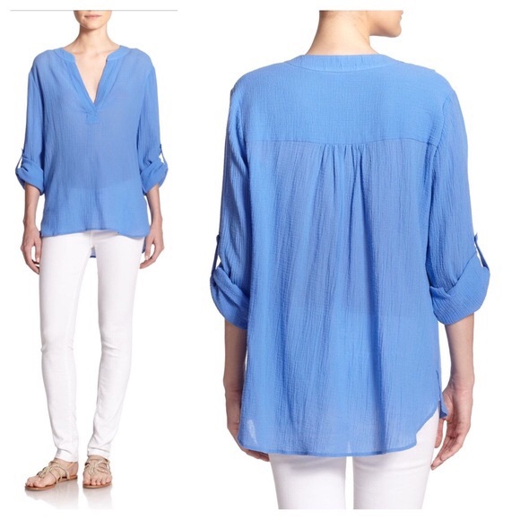 Diane Von Furstenberg Tops - DVF Esti gauze blouse